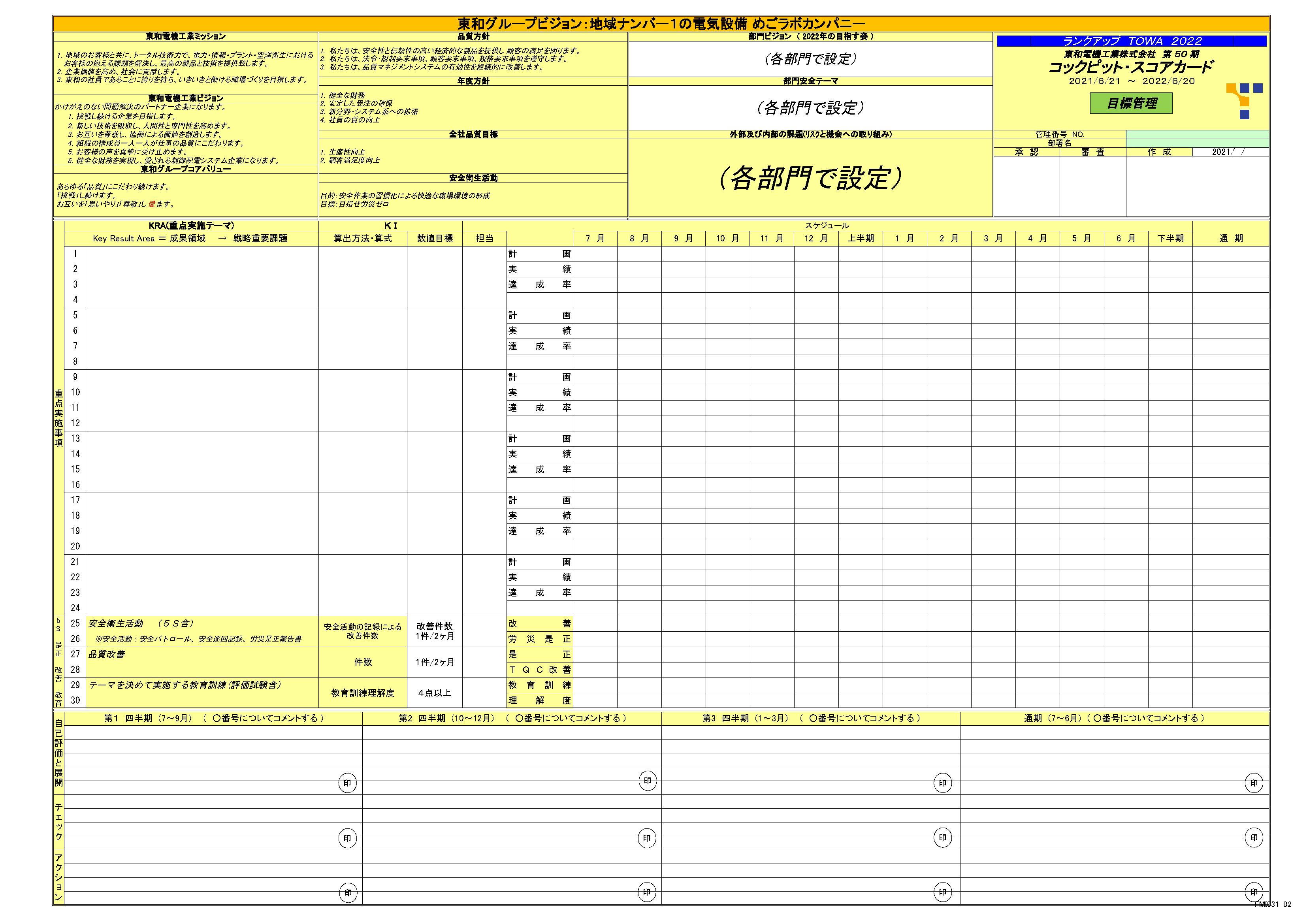 JMAQA AWARDS 2022 東和電機工業 関連資料